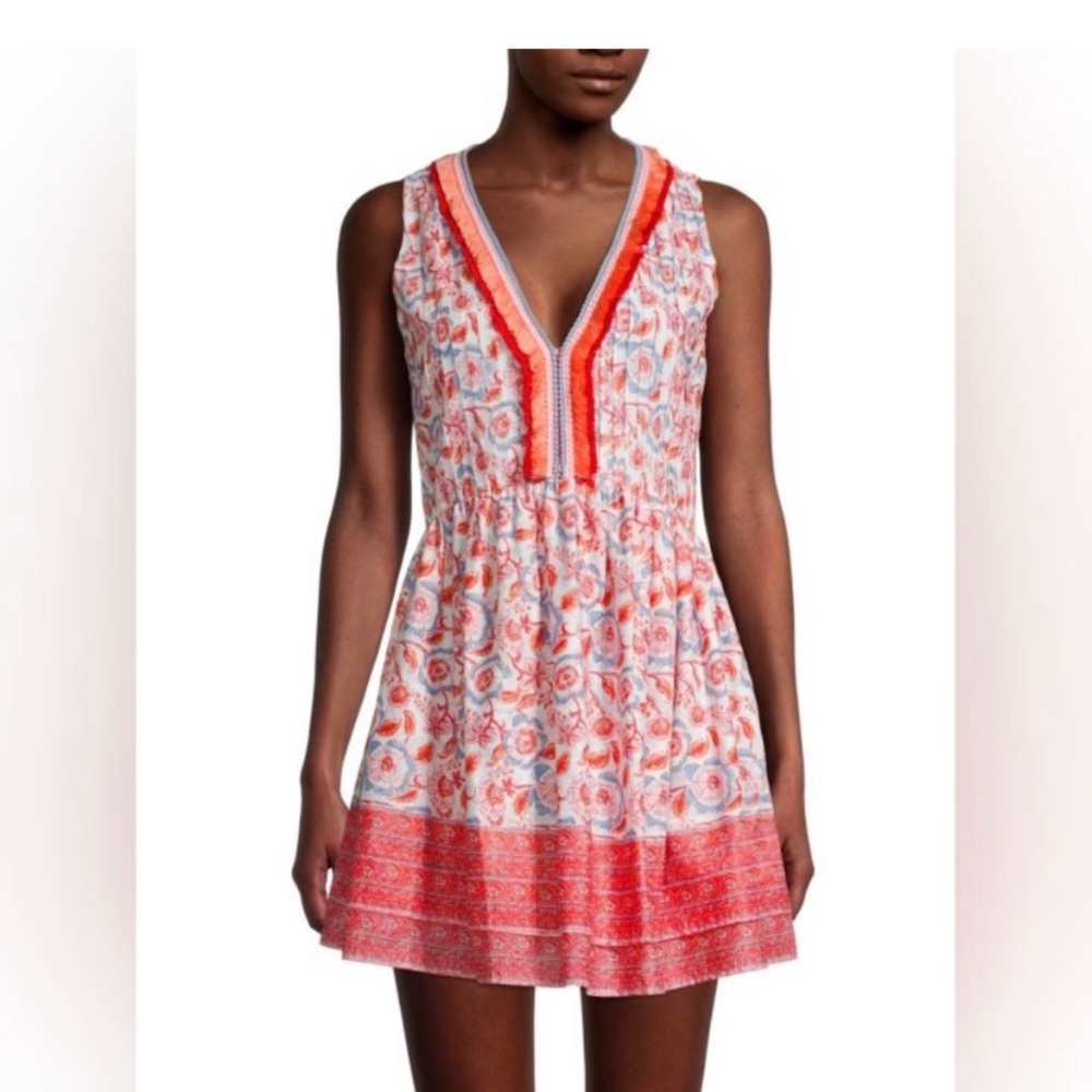 NWT Vineyard Vines Frangipani Floral Pintuck Dress